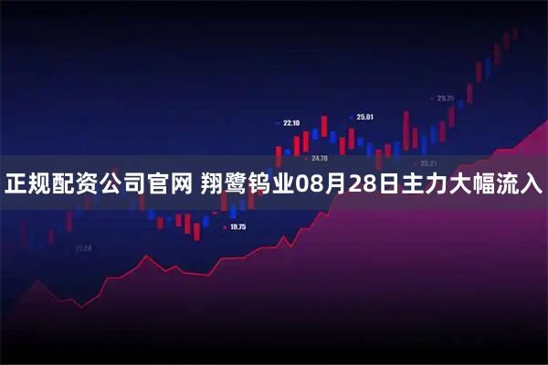 正规配资公司官网 翔鹭钨业08月28日主力大幅流入