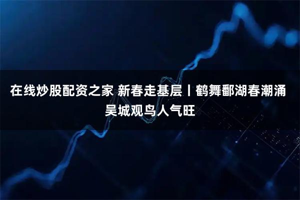 在线炒股配资之家 新春走基层丨鹤舞鄱湖春潮涌 吴城观鸟人气旺